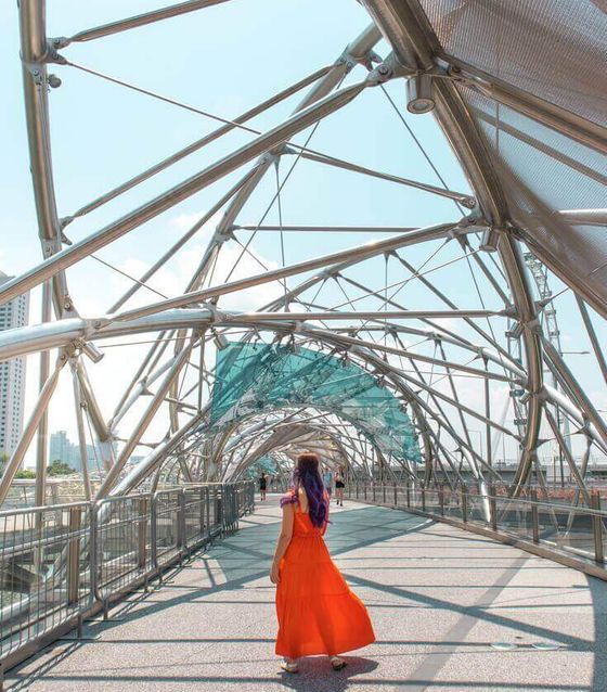 Helix Bridge, Singapore