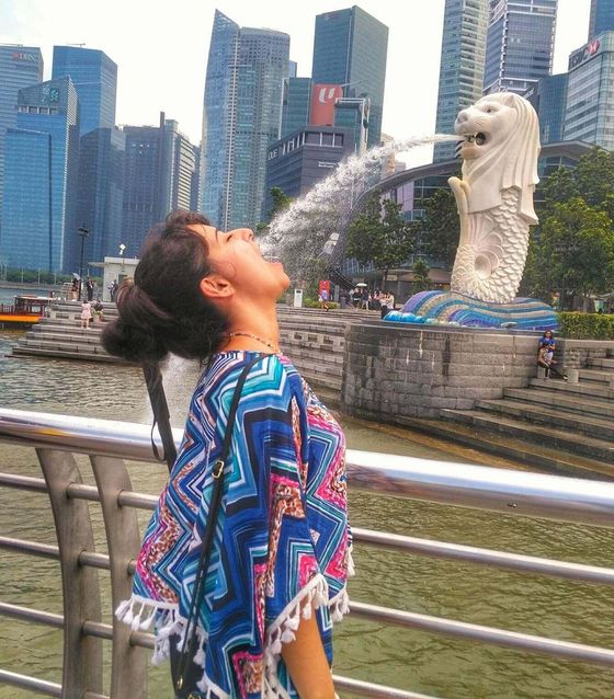 Statue at Marina Bay Sands, Singapore