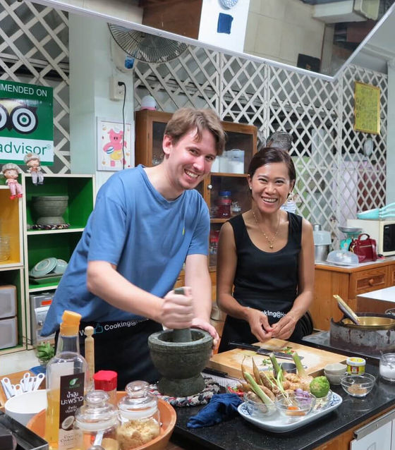 Bicycle and Thai Cooking