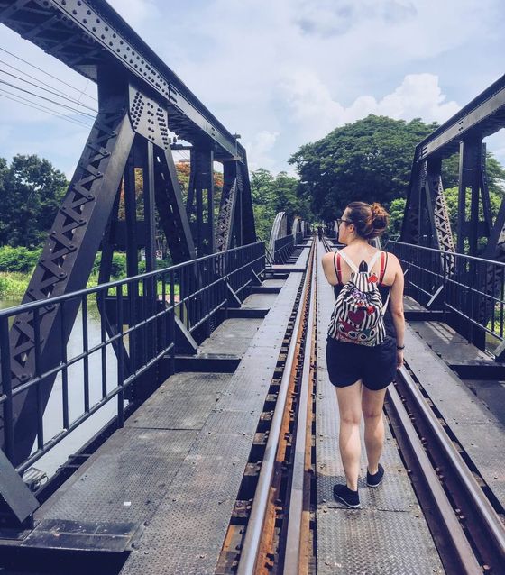 Death trail bridge River Kwai, Bangkok
