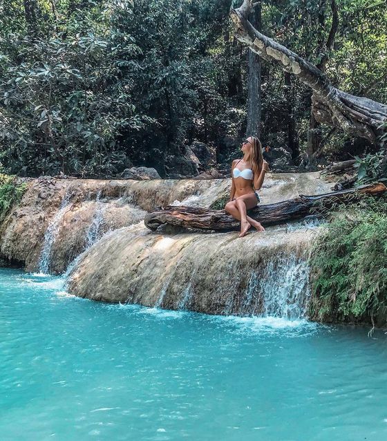 Erawan Waterfalls, Bangkok, Thailand