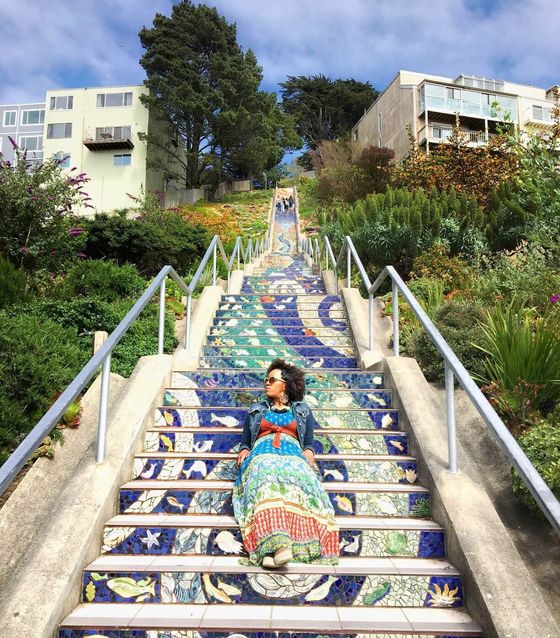 Tiled Steps in San Francisco