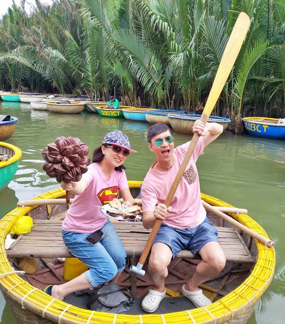 basket boat, Hoi An, Vietnam