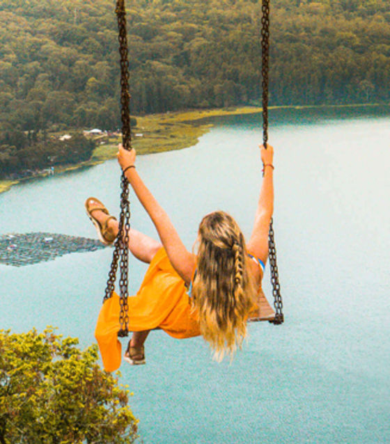 Wanagiri Hidden Hill swing in Bali