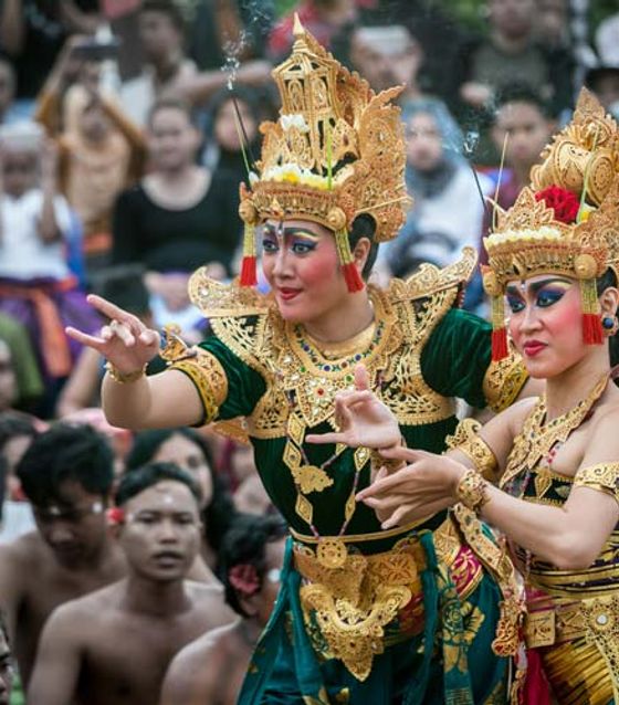 Famous kecak dance in Bali