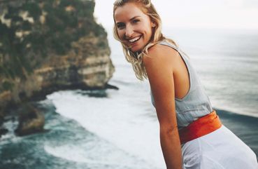 Views of Uluwatu Temple in Bali