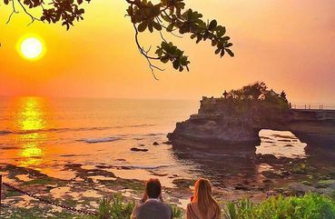 Sunset at Tanah Lot Temple, Bali
