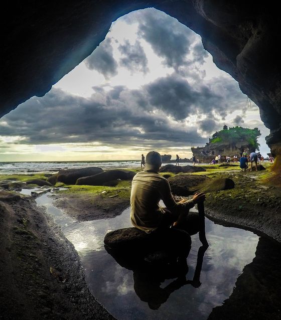 Great views of Tanah Lot Temple, Bali