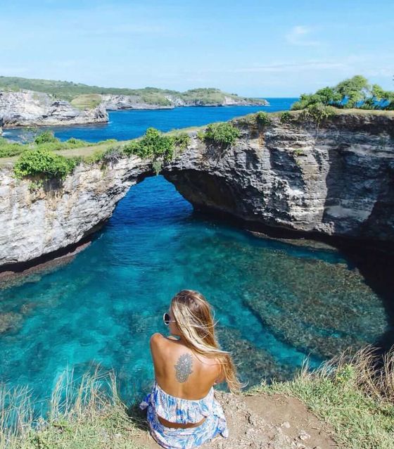 Views of Broken Beach, Nusa Penida