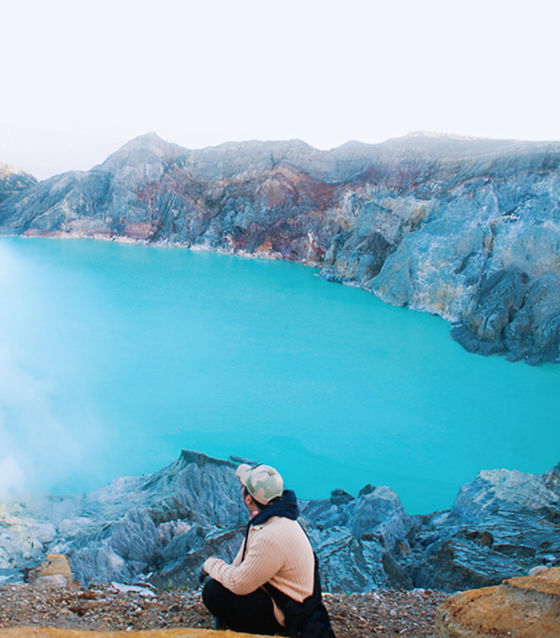 Great view at Mount Ijen
