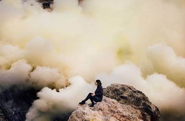 Top of Mount Ijen