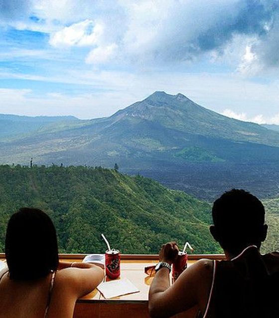 Views of Mount Batur