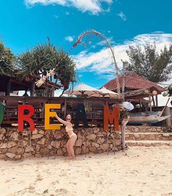 Dream beach nusa lembongan