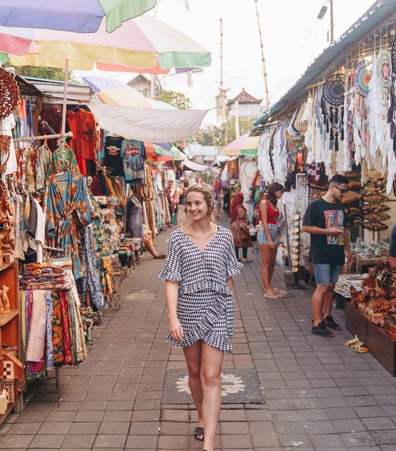 walking in Ubud Market, Bali