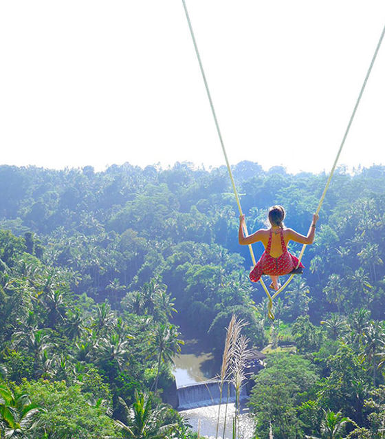Favorite Jungle swing in Bali, Indonesia