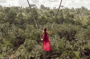 Jungle swing in Bali
