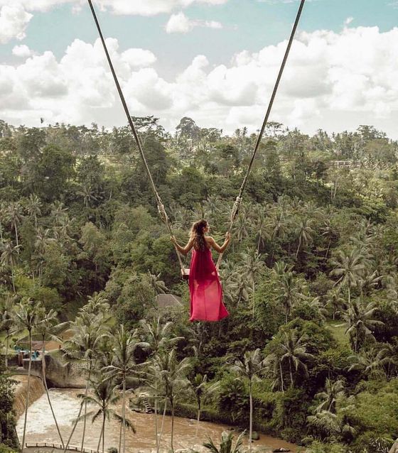 Jungle swing in Bali