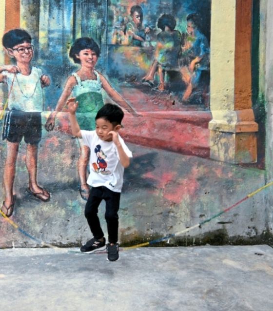 Chinatown street art, Kuala Lumpur
