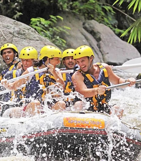 Whitewater rafting tour in Bali