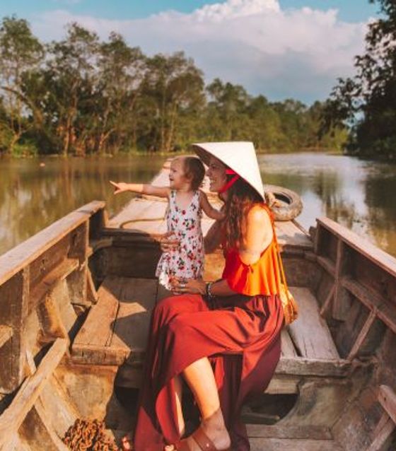 Floating on the Mekong Delta