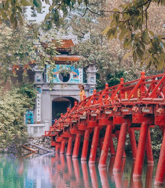 Red Bridge in Hanoi