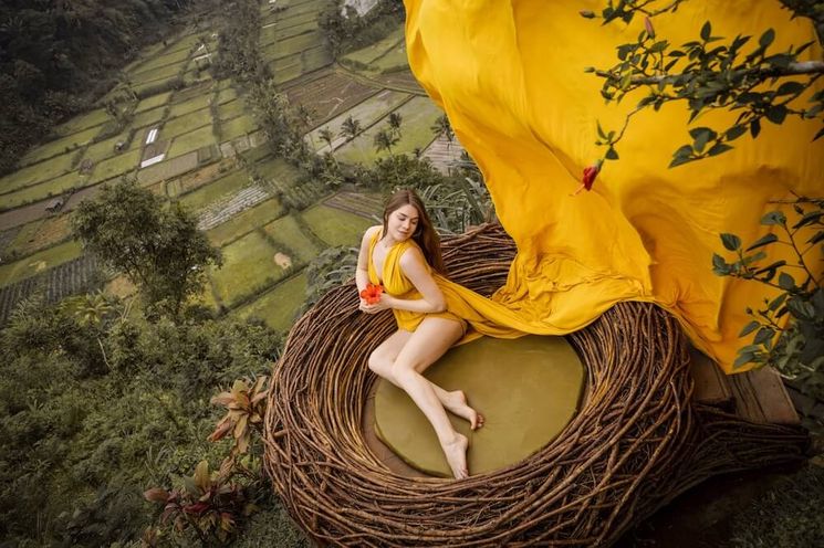 VIP Flying Dress Photoshoot - Swing, Birds Nest & Rice Terrace     