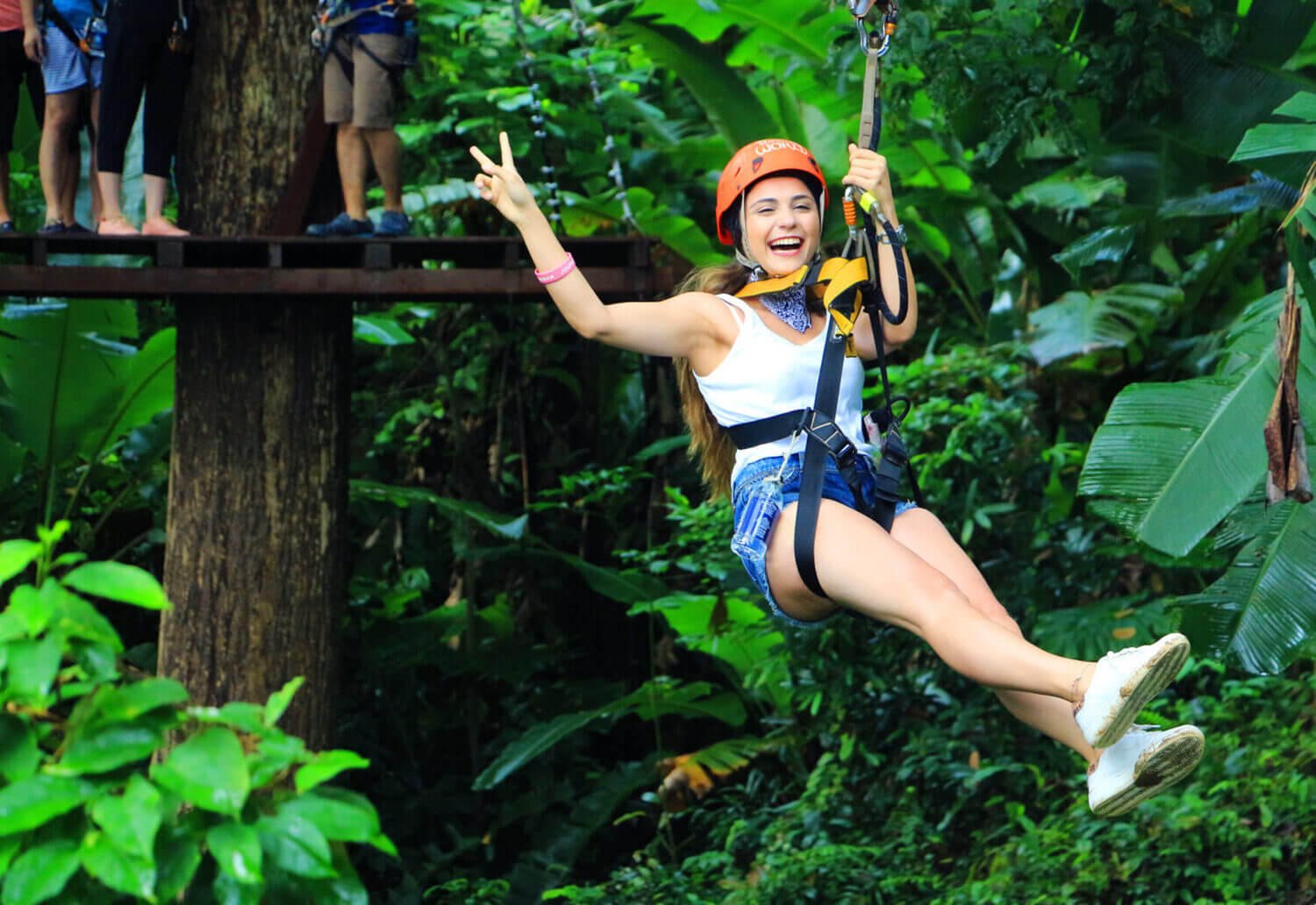 Phuket Zipline Adventure & Local Floating Farm Experience 